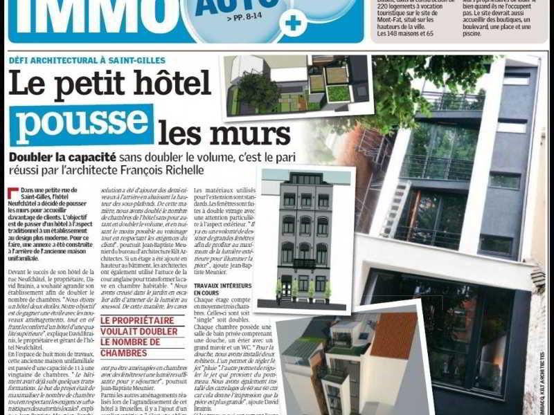Hotel The Neufchatel Saint-Gilles Bagian luar foto